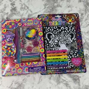 Lisa Frank Posh Diary & Fantasy Hair Styling Set 90s Y2K Retro Bundle
